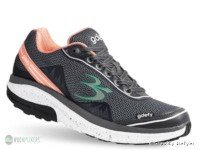 Gravity Defyer Womens G-Defy Mighty Walk - Gray and Salmon Gravity Defyer Womens G-Defy Mighty Walk